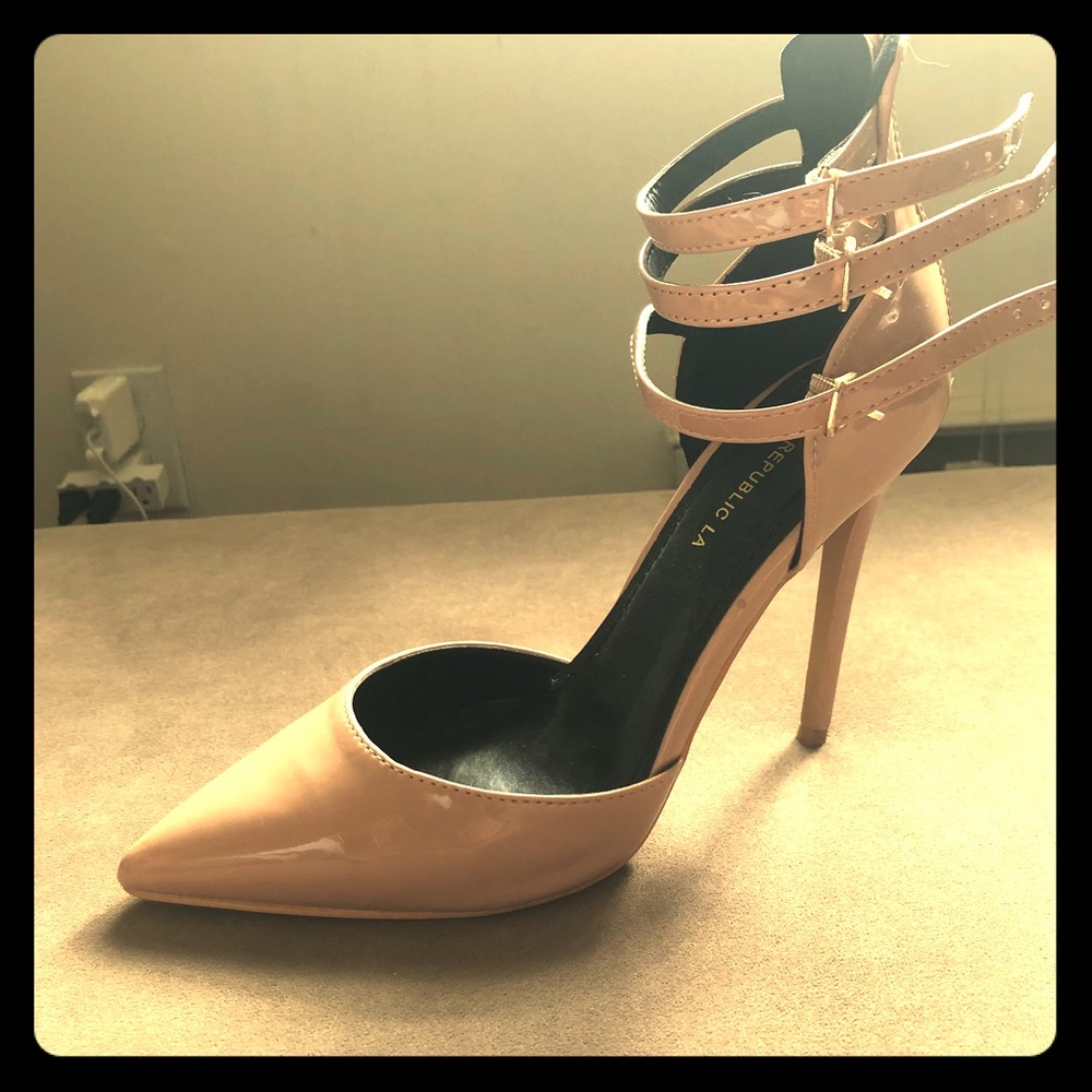 3 Strap Stiletto Heels
